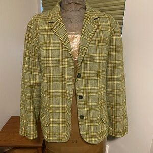 Bradley Vintage Plaid Blazer! In Excellent Vintage Condition
